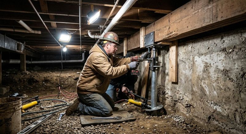 Crawlspace Foundation Repair in Mansfield, MA