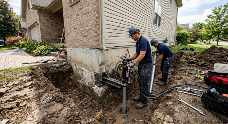 Settling Foundation Service in Norwell, MA